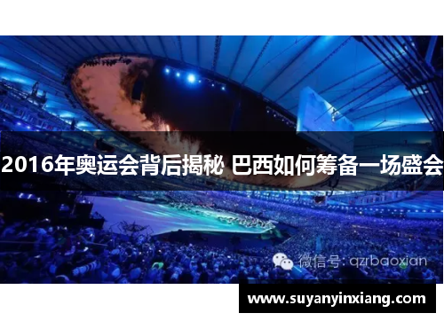 2016年奥运会背后揭秘 巴西如何筹备一场盛会 2016年奥运会背后揭秘 巴西如何筹备一场盛会